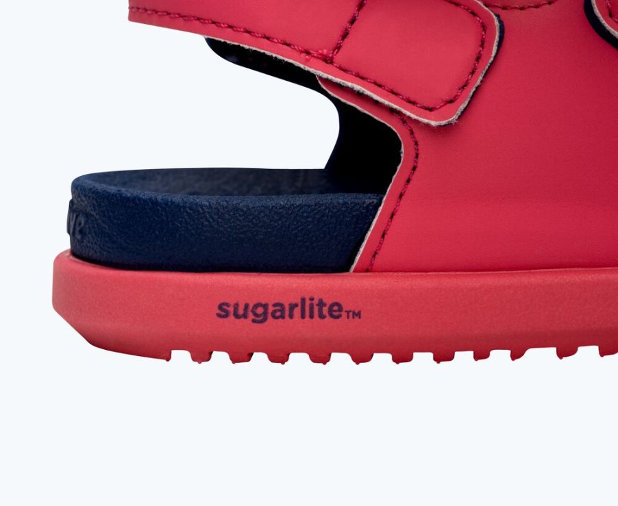 Native Frankie Sugarlite Sandalen Meisjes Rood | 4YUQLH568