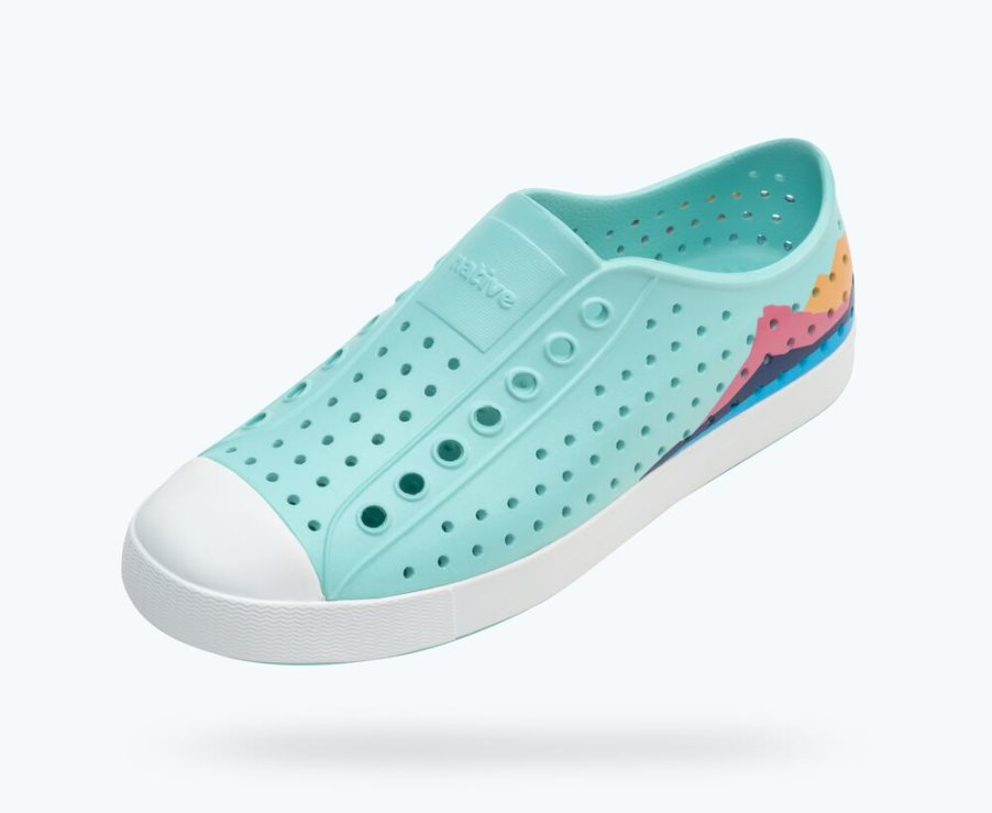 Native Jefferson Block Schoenen Dames Blauw | ZG31CL794