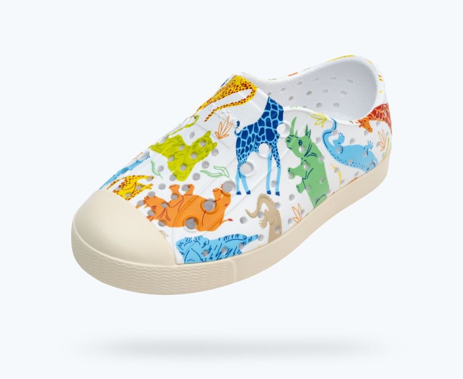 Native Jefferson Sugarlite Print Schoenen Jongens Gekleurd | 1QYEBO214