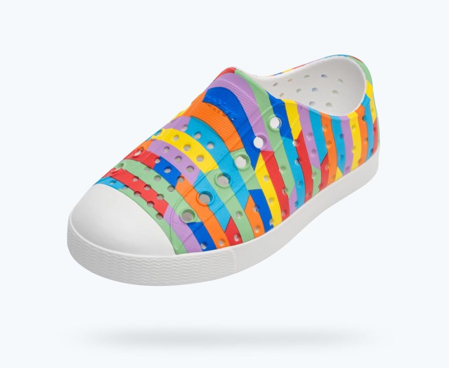 Native Jefferson Sugarlite Print Schoenen Meisjes Gekleurd | QT1DBA218