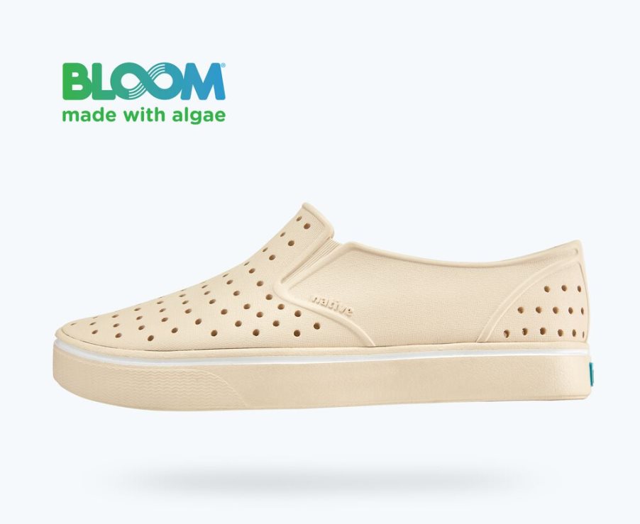 Native Miles Bloom Mocassins Heren Beige | CTWGZ3940